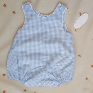 9M lullaby set gingham bubble NWT